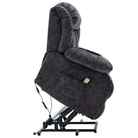 Rootz Power Massage Recliner - Heated Lounge Chair - Vibrating Relaxation Chair - Ultimate Comfort - 92cm x 102cm x 100cm