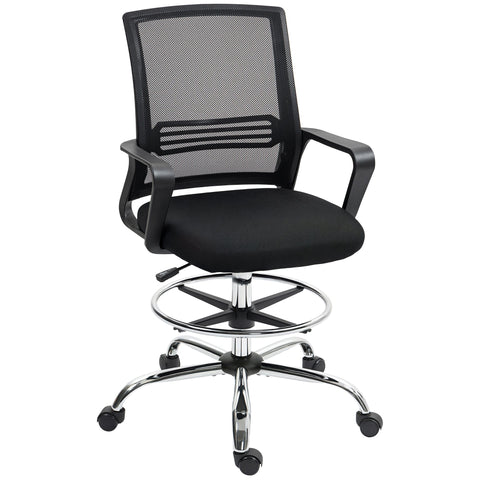 Rootz Office Chair - Swivel Chair - Rotatable Desk Chair - Adjustable & Rollable - 58cm x 58cm x 103-123cm