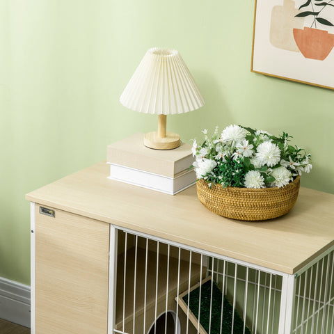 Rootz Rabbit Cage Hutch - Rabbit Home on Wheels - Small Pet House - Easy Clean Tray - 78cm x 52.5cm x 76.5cm