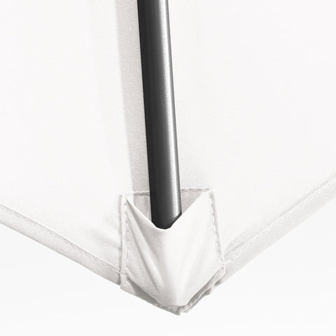 Rootz Free-Arm Parasol - Outdoor Sunshade - Garden Umbrella - 360° Rotating - Ø 2.94m x 2.48m