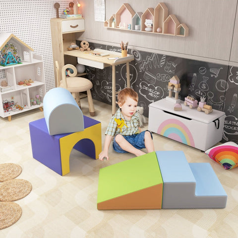 Rootz Soft Building Block Set - Foam Blocks - Kids Climbing Blocks - Safe & Easy to Clean - 150L x 50W x 39H cm