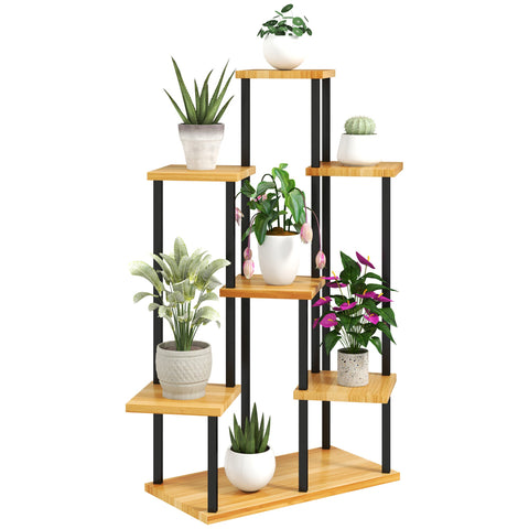 Rootz 7 Level Plant Shelf - Garden Rack - Display Stand - Maximize Space - 87cm x 61cm x 106cm