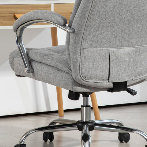 Rootz Ergonomic Office Chair - High Back Task Chair - Desk Chair - Adjustable Height & Breathable Fabric - 65 x 78 x 110-118cm