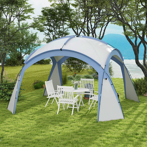 Rootz Event Shelter Pavilion - Garden Tent - Outdoor Covering - Water-Repellent - 350cm x 350cm x 222cm