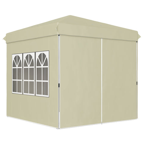 Rootz Pop Up Gazebo Tent - Garden Pavilion - Foldable Canopy - UPF50+ UV Protection - 248L x 248W x 270H cm - Green