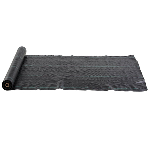 Rootz Weed Barrier Mat - Weed Control Fabric - Garden Fleece - Tear-Resistant - Boosts Growth - 100m x 1m