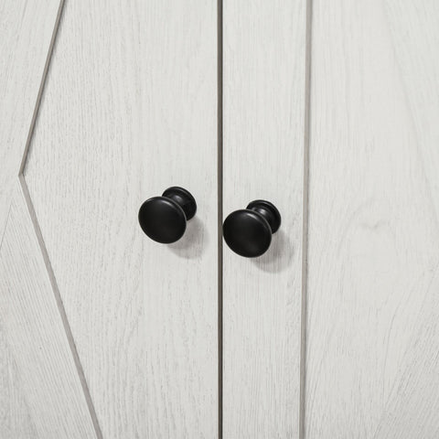 Rootz Storage Cabinet Buffet - Sideboard - Credenza - Adjustable Shelves - 60W x 30D x 87.5H cm