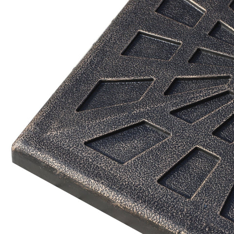 Rootz Parasol Stand 15 kg - Umbrella Holder - Umbrella Base - Durable Resin - Elegant Design - Adjustable Locking Screw - 47cm x 47cm x 32cm