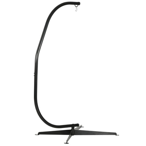 Rootz Hängetel Stand for Hanging Chair - Hanging Chair Support - Hanging Seat Base - 120kg Load - 114 x 80 x 208 cm - Powder-Coated Metal