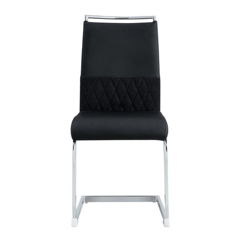 Rootz Modern Dining Chairs - Elegant Seating - Faux Leather Chairs - Ergonomic Comfort - 42cm x 45cm x 95cm