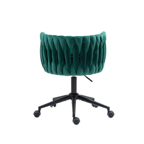 Rootz Velvety Office Chair - 360° Rotatable - Height Adjustable - Ergonomic Comfort - 56x52x73cm
