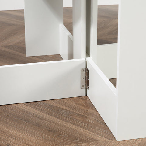 Rootz Folding Dining Table - Dining Room Table - Space-Saving Table - Chipboard & Wood - 104 x 76 x 73.7 cm