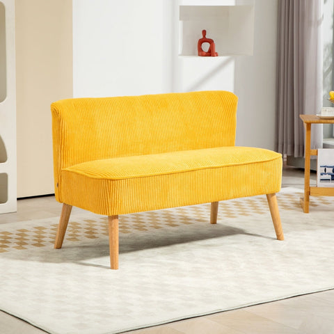 Rootz Two-Seater Sofa - Loveseat - Small Couch - Max Comfort - 117W x 56.5D x 77H cm