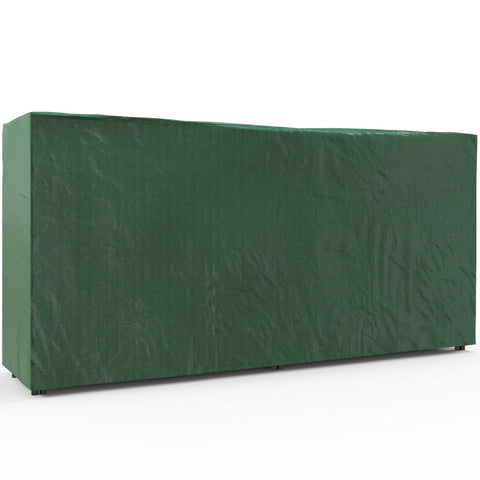 Rootz Firewood Stand - Log Holder - Firewood Rack - PE Cover - 200kg Load Capacity - 200cm x 36cm x 99cm