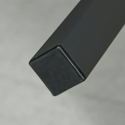 Rootz Garden Table - Patio Table - Outdoor Table For 6 People - Wood Look - Metal Frame - Weatherproof - Gray - 145 x 85 x 72 cm