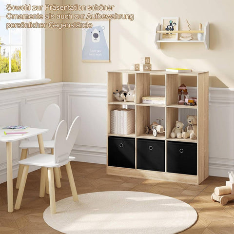 Rootz Modern Cube Shelf - Bookcase - Storage Organizer - Ample Space - Durable & Water-Repellent - Safe & Stable - 80cm x 86.5cm x 30cm