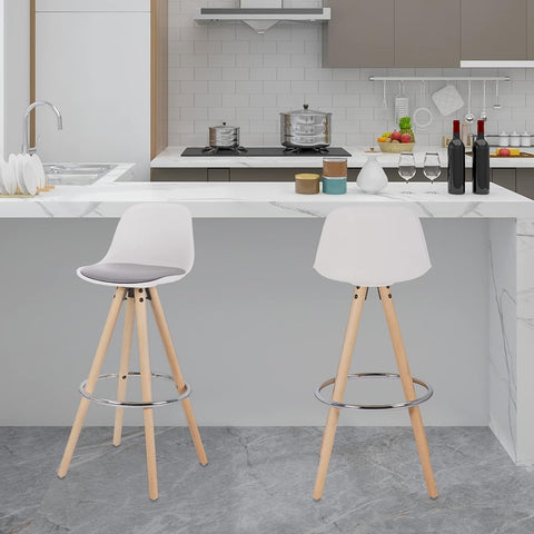 Rootz Designer Bar Stools - Counter Stools - Kitchen Stools - Comfortable Seating - Durable Design - Easy Maintenance - 96.5cm x 38.5cm x 33cm