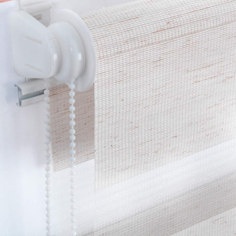 Rootz Double Roller Blind - Duo Rollo - Window Shades - Light & Privacy Control - 50x150 cm - Durable Polyester - Easy Installation