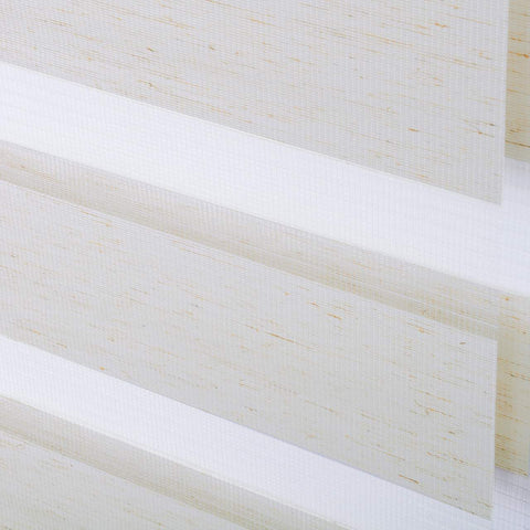 Rootz Double Roller Blind - Duo Rollo - Window Shades - 100% Polyester - Light Control & Privacy - 120cm x 150cm