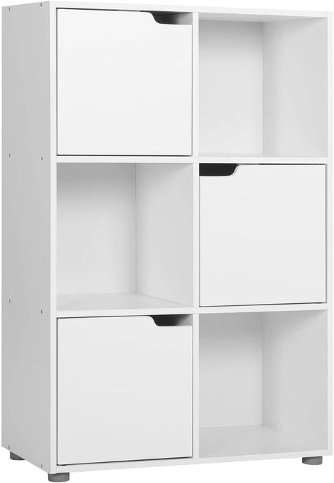Rootz Multifunctional Bookcase - Storage Organizer - Display Shelf - Durable & Stable - Space-Saving - Easy Assembly - 29cm x 91cm x 59.6cm