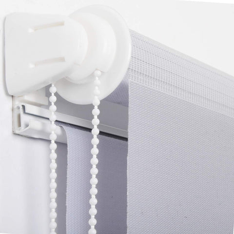 Rootz Double Roller Blind - Duo Roller Shade - Window Blinds - Sun Protection & Privacy - 75x150cm - Easy Install & Durable Polyester