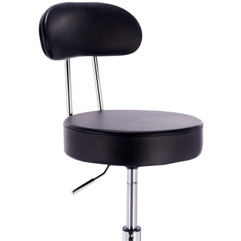 Rootz Work Stool BH34 - Rolling Stool - Office Chair - Ergonomic Design - Stylish & Versatile - Durable Faux Leather - 75cm-87cm x 35cm x 46cm