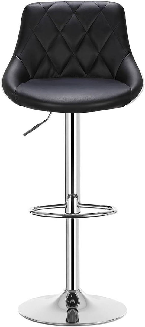 Rootz Bar Stool - Adjustable Counter Stool - Swivel Barstool - Comfortable Seating - Easy Assembly - Durable Design - 38cm x 35cm x 84-106cm Adjustable Height
