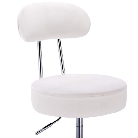 Rootz Work Stool BH34 - Rolling Stool - Office Chair - Ergonomic Design - Adjustable Height - Durable Construction - 75cm x 35cm x 87cm