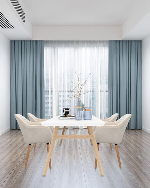 Rootz Ergonomic Dining Chair - Comfort Chair - Stylish Seating - High-Density Foam - Velvet Upholstery - Easy Assembly - 81cm x 40cm x 47cm