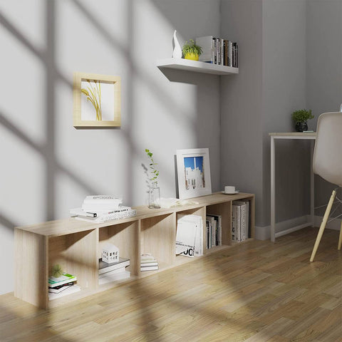 Rootz Bookcase - Storage Shelf - Display Unit - Durable & Water-Resistant - Ample Storage - Versatile Use - 30cm x 158.5cm x 24cm