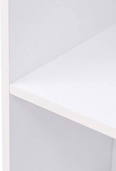 Rootz Modern Bookcase - Storage Shelf - Display Unit - Water-Repellent, Anti-Tip Safety, Easy Assembly - 30cm x 158.5cm x 24cm