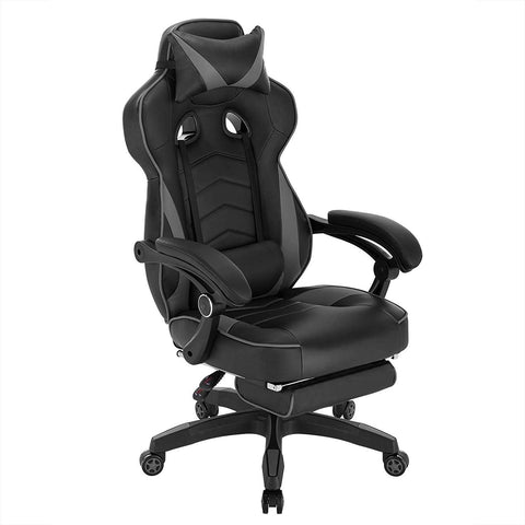 Rootz Ultimate Gaming Chair - Ergonomic Office Chair - Adjustable Computer Chair - High-Density Foam Support - Adjustable Height 121cm-128cm - Seat 56cm x 46cm - Backrest 50cm x 80cm