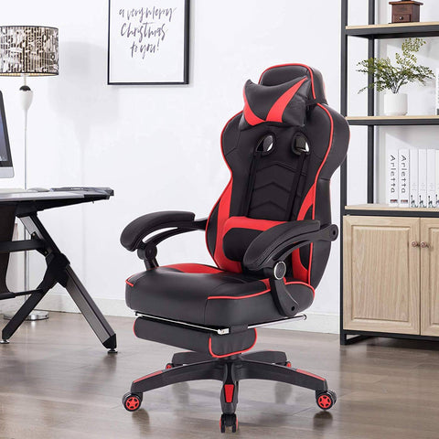 Rootz Ultimate Gaming Chair - Office Chair - Ergonomic Computer Chair - Adjustable, Durable, Easy Assembly - 121cm-128cm x 45cm-52cm