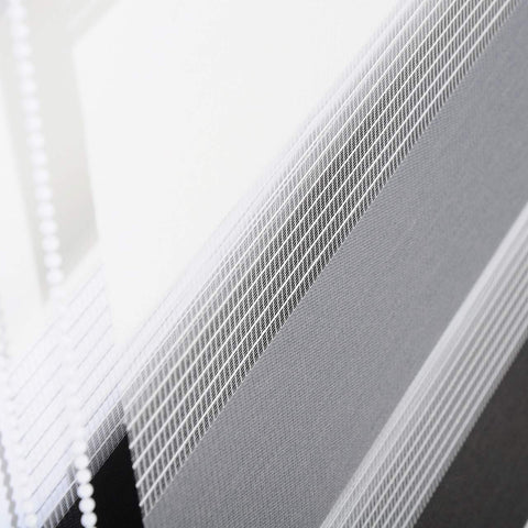 Rootz Double Roller Blind - Window Shade - Privacy Screen - Durable Polyester - Dimensions 80x220cm - Easy Installation - Light Control & Privacy