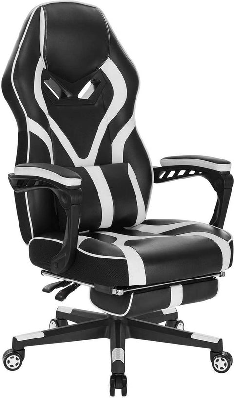 Rootz Ultimate Comfort Gaming Chair - Ergonomische bureaustoel - Verstelbare computerstoel - Hoogwaardig kunstleer - Verstelbare hoogte 115-123 cm - Zitting 55 cm x 62 cm