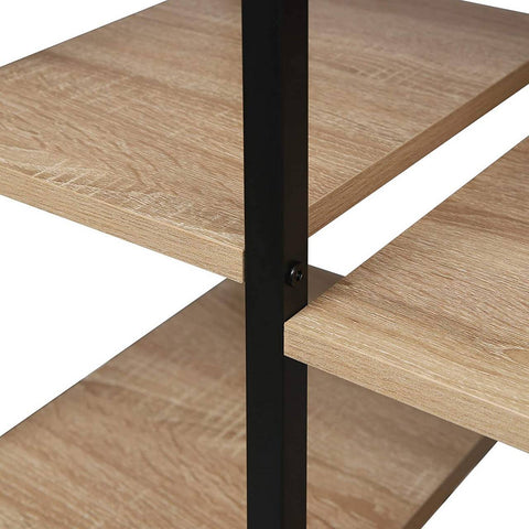 Rootz Multifunctional Standing Shelf - Bookcase - Storage Organizer - Large Capacity - Durable Build - Eco-Friendly - 80cm x 35cm x 97cm