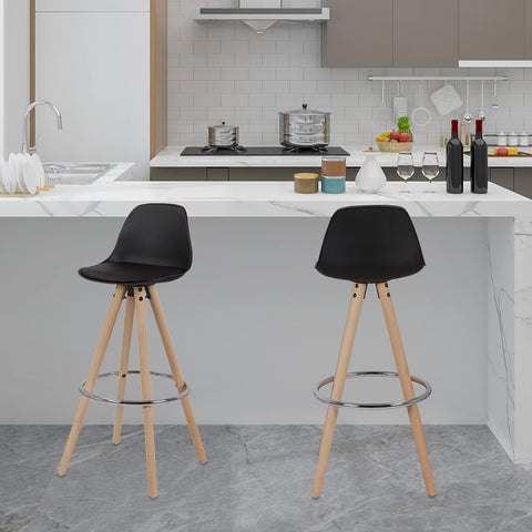 Rootz Designer Bar Stool - Counter Chair - Kitchen Stool - Stylish & Versatile - Comfortable & Durable - Easy Maintenance - 96.5cm x 38.5cm x 33cm