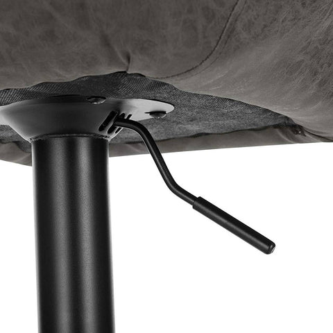 Rootz Bar Stool Set - Adjustable Counter Stools - Swivel Barstools - Ergonomic Design - Easy Maintenance - Durable Build - 94cm-116cm x 50cm x 40cm