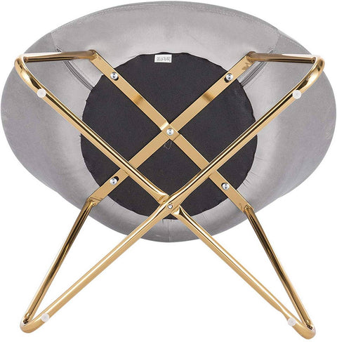 Rootz Velvet Dining Chair - Ergonomic Chair - Stylish Seating - Comfortable & Supportive - Durable & Stable - Floor-Safe Design - 76cm x 36cm x 40cm