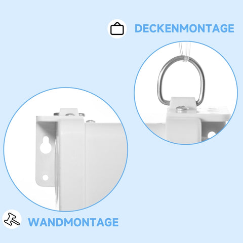 Rootz Projector Screen with Stand - 80 Inch - Wrinkle-Resistant - Wide Viewing Angle - Wall/Ceiling Mount - 172cm x 96cm - 16:9