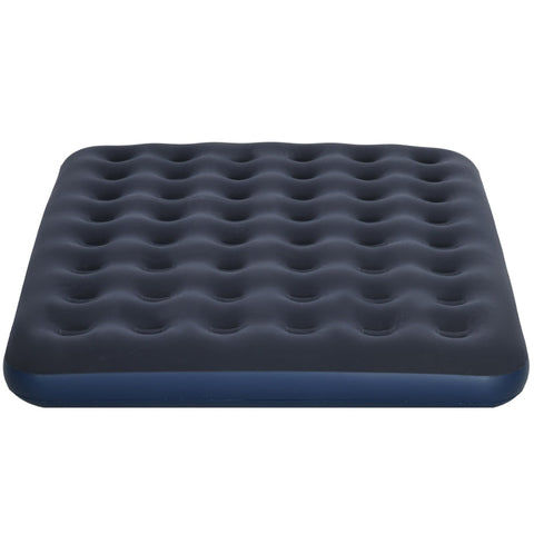 Rootz Air Mattress for 2 People - Inflatable Bed - Camping Mattress - Soft & Robust - Optimal Body Support - Quick Inflation - 203cm x 152cm x 22cm - Dark Blue