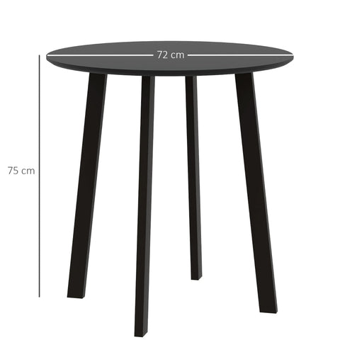 Rootz 2 Seater Dining Table - Kitchen Table - Bistro Table - Elegant & Stable - Ø72cm x 75cm