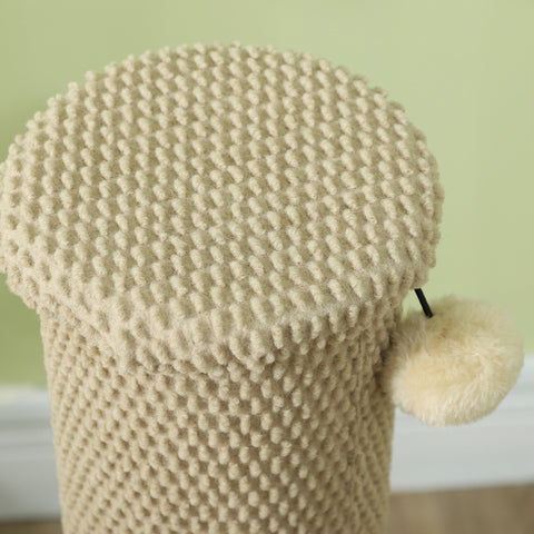 Rootz Cat Scratching Post - Activity Center - Furniture Protector - Solid Chipboard - 48cm x 48cm x 84cm