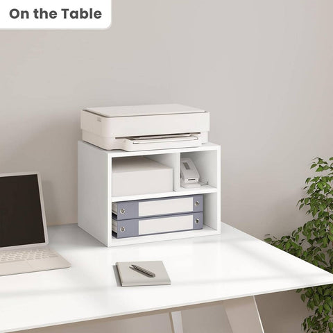 Rootz Printer Stand with Wheels - Rolling Office Cabinet - Filing Cabinet - E1 Wood Material - 40cm x 35cm x 30cm