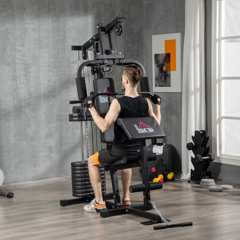 Rootz Fitness Station - Home Gym - Multi-Function Equipment - Muscle Development - 135 x 103 x 210 cm