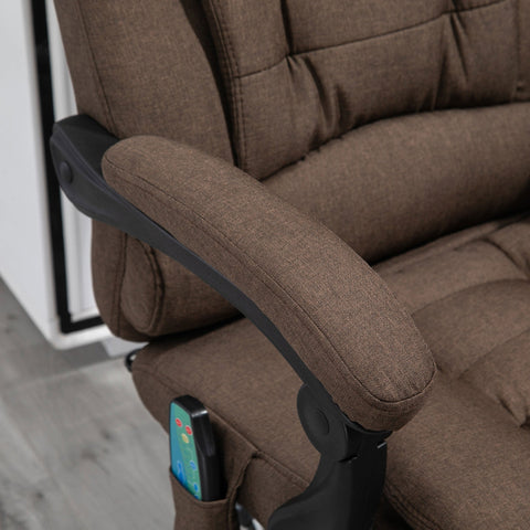 Rootz Executive Massage Chair - Office Chair - Relaxing Seat - Heated Function - 65cm x 70cm x 111-119cm