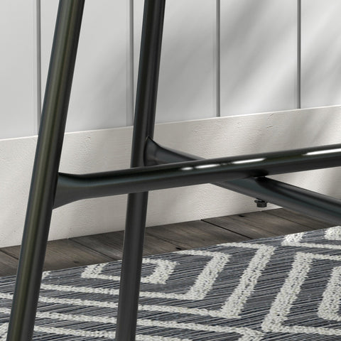 Rootz Round Garden Coffee Table - Outdoor Side Table - Patio Accent Table - Durable & Elegant - Ø 50 x 50h cm