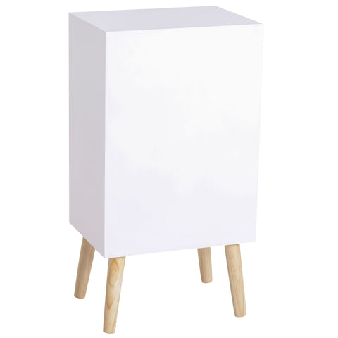 Rootz Bedside Night Table - Corridor Dressing Table - Wood Storage Nightstand - Durable & Stylish - 40 x 30 x 75 cm