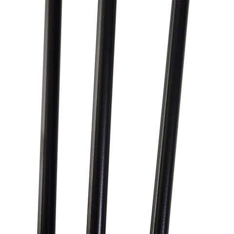 Rootz Steel Table Leg Set - Fork Design Legs - Metal Support Legs - 40kg Weight Capacity - 12b x 12t x 71h cm