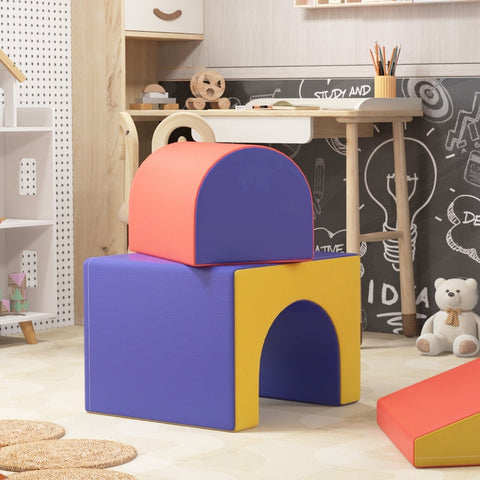 Rootz Soft Building Block Set - Foam Play Blocks - Children's Learning Toys - Safety Padding - 150cm x 50cm x 39cm